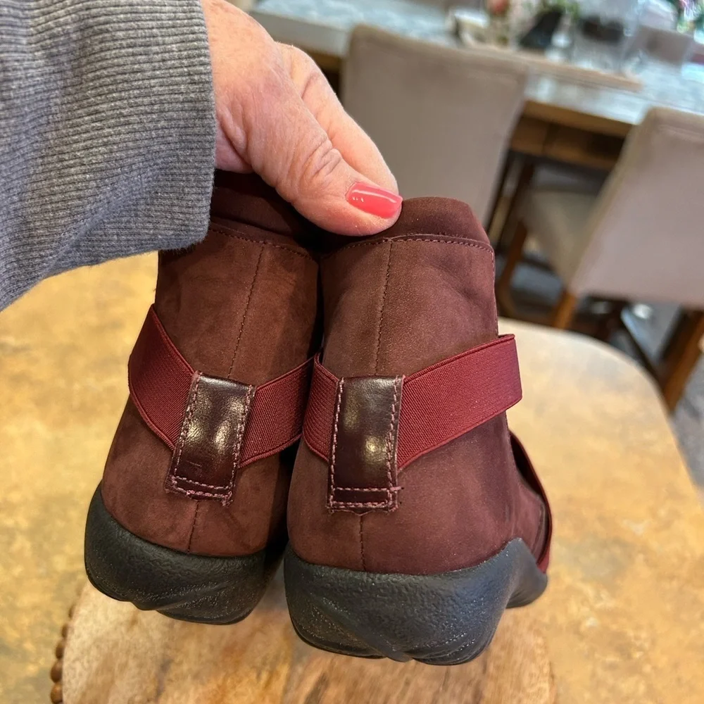 Naot Rakua Bordeaux Leather/Violet Nubuck